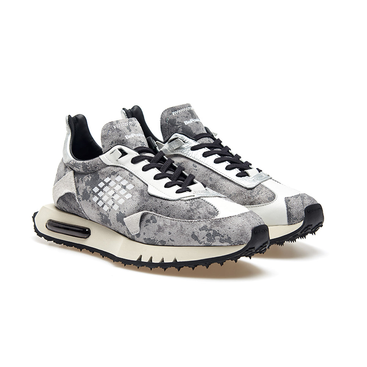 スニーカー Bepositive F3RACE01/REF Sneakers Space Race Wing - Space Race Wing - Reflective – BePositive